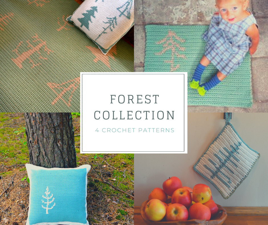 forest collection 4 crochet patterns